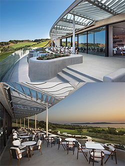 The new Bay clubhouse at Costa Navarino has views to thrill